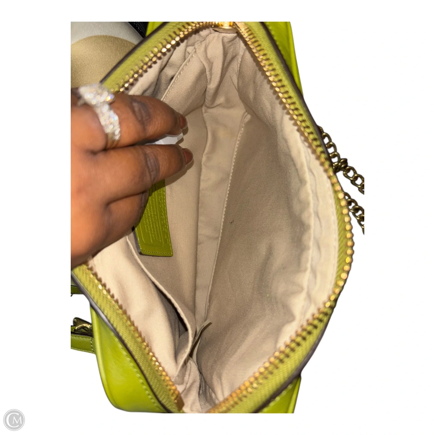 Handbag Designer By Coach, Size: Small