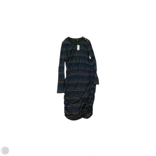 Dress Casual Midi By White House Black Market In Striped Pattern, Size: S