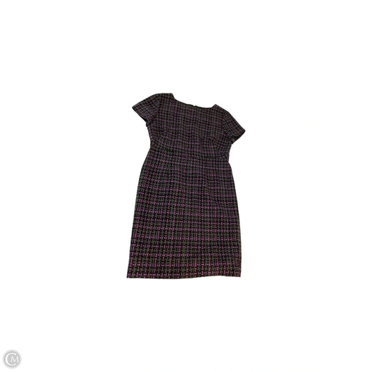 Dress Casual Midi By Eliza J In Grey & Purple, Size: M