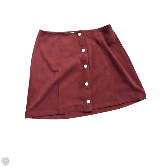 Skirt Mini & Short By Jack By Bb Dakota In Red, Size: M