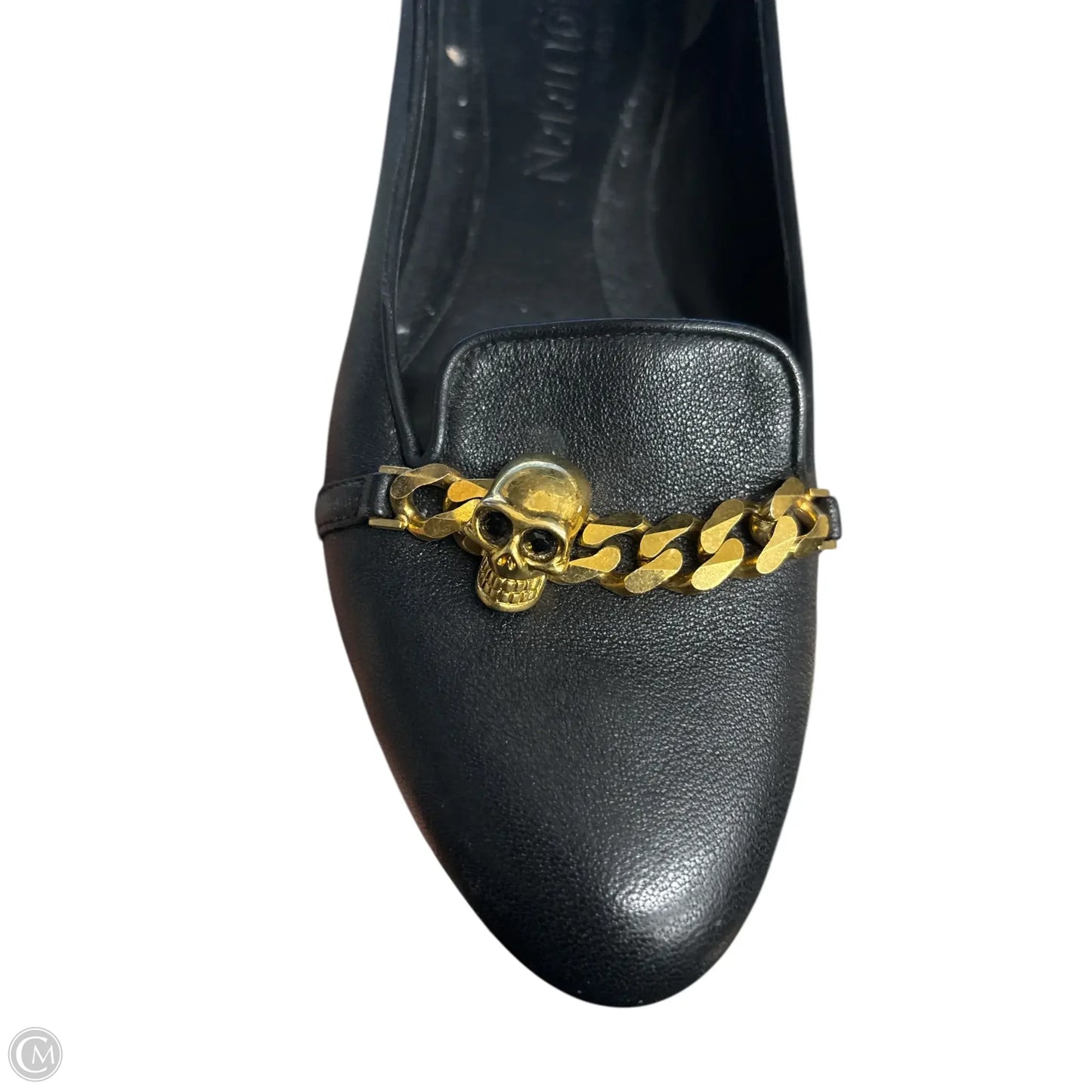 Shoes Luxury Designer By Alexander Mcqueen In Black & Gold