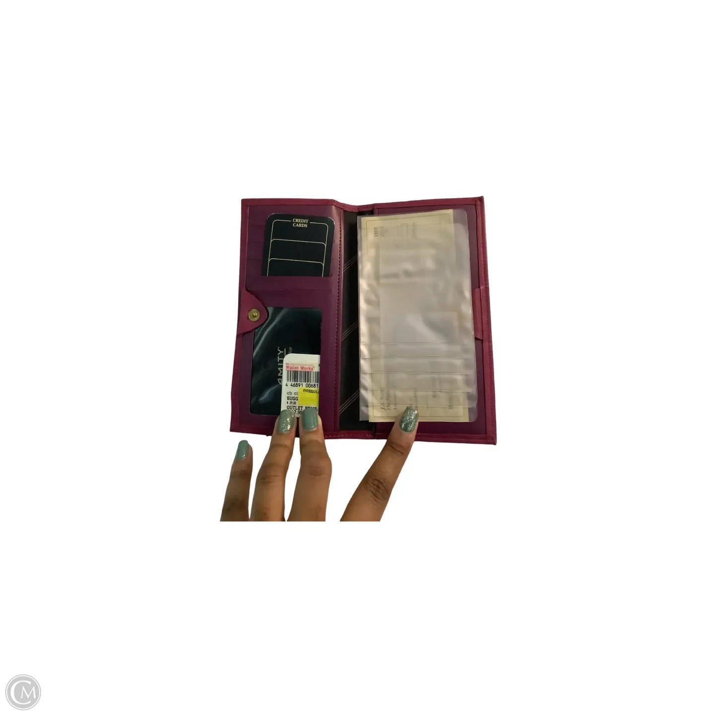 Wallet Leather By Clothes Mentor, Size: Medium