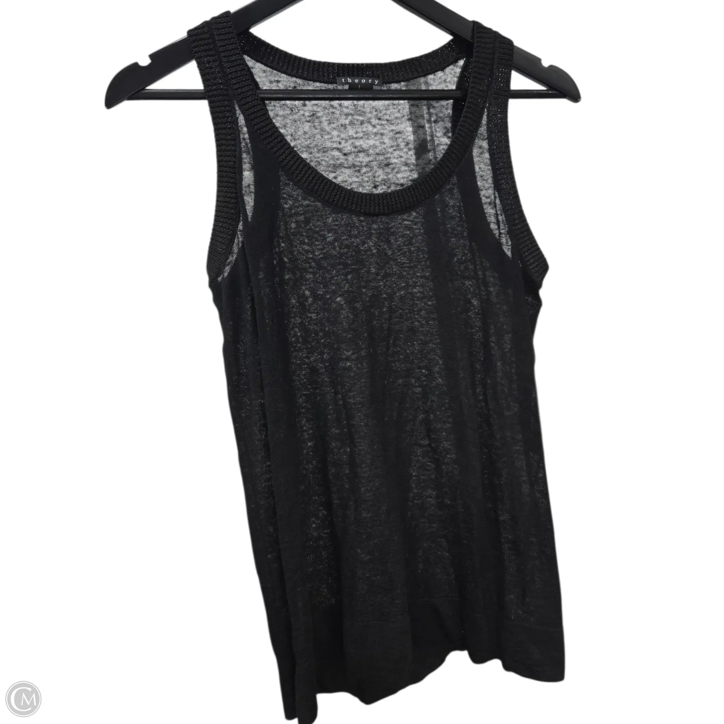 Top Sleeveless Basic By Theory In Black, Size: S