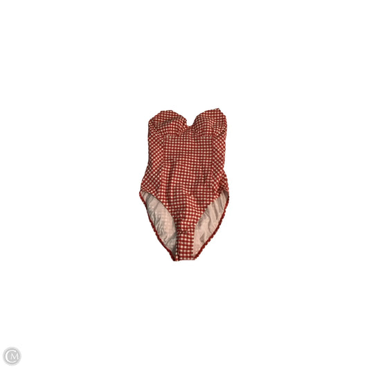 Swimsuit Designer By Tory Burch In Red & White, Size: M