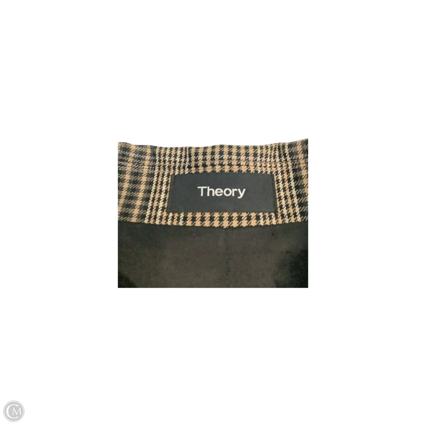 Blazer By Theory In Plaid Pattern, Size: 12