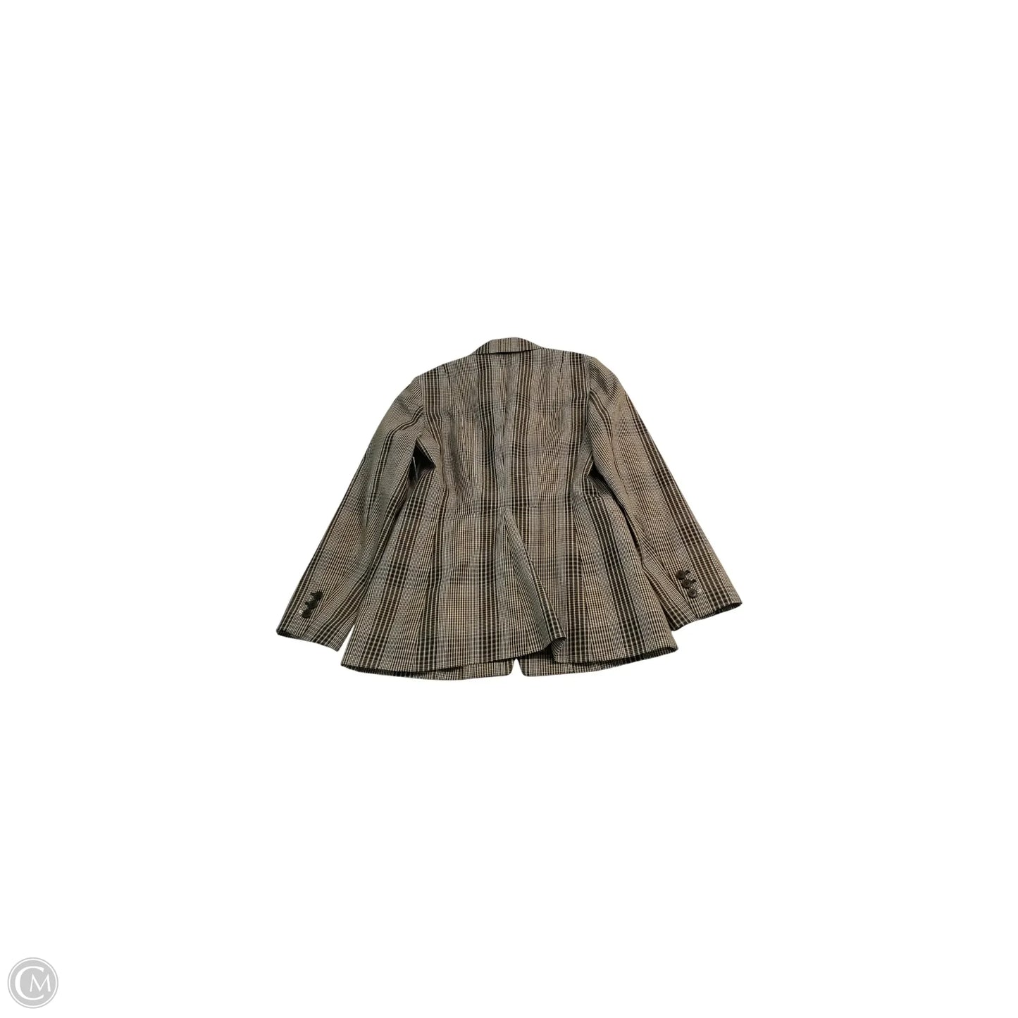 Blazer By Theory In Plaid Pattern, Size: 12