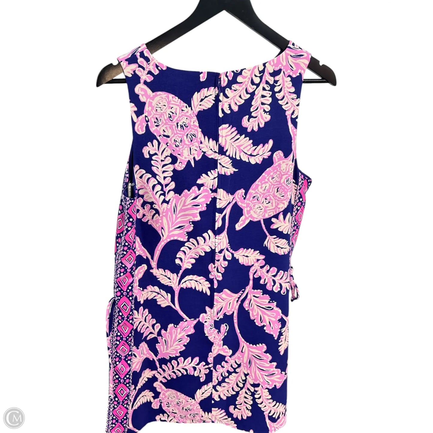 Dress Designer By Lilly Pulitzer In Blue & Pink, Size: 8