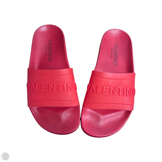 Sandals Luxury Designer By Valentino-garavani In Red