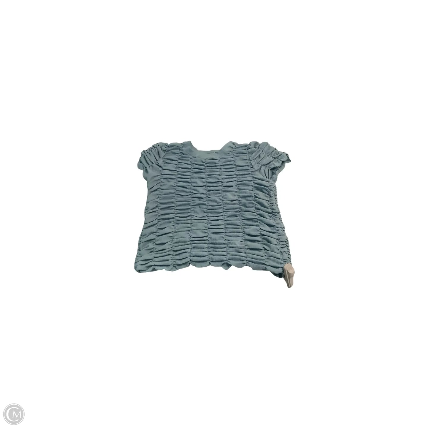Top Short Sleeve By Anthropologie In Blue, Size: M