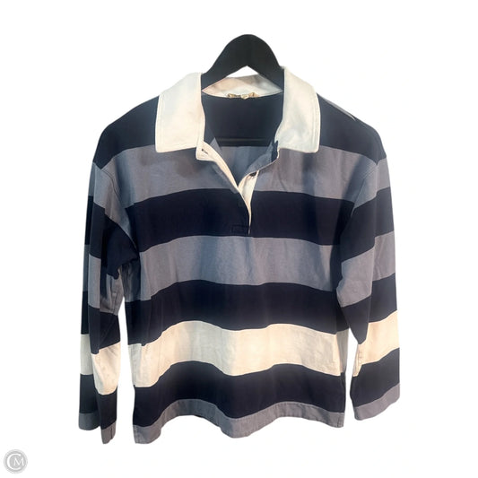 Top Long Sleeve Basic By Madewell In Striped Pattern, Size: Xs
