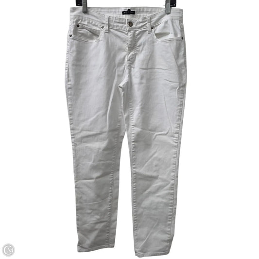 Jeans Skinny By Eileen Fisher In White Denim, Size: 8