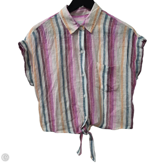 Top Short Sleeve Basic By Rails In Striped Pattern, Size: Xs