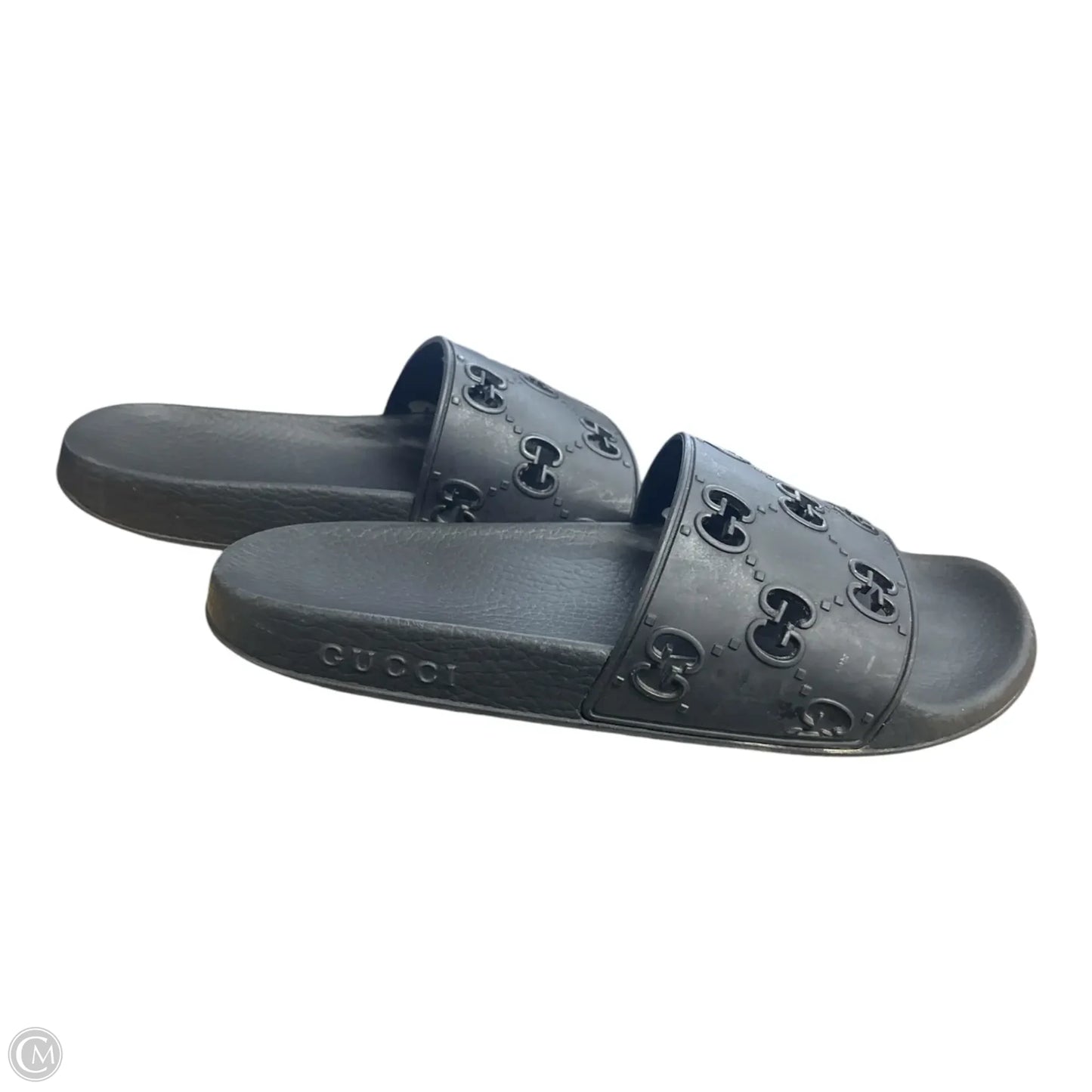 Sandals Luxury Designer By Gucci In Black