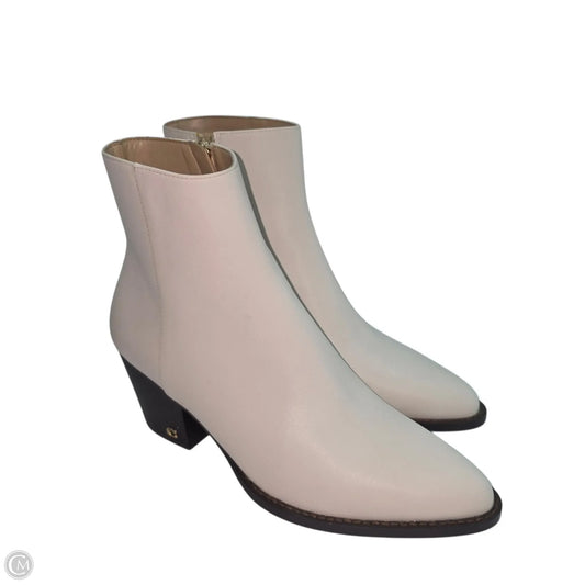 Boots Designer By Coach In Cream, Size: 11