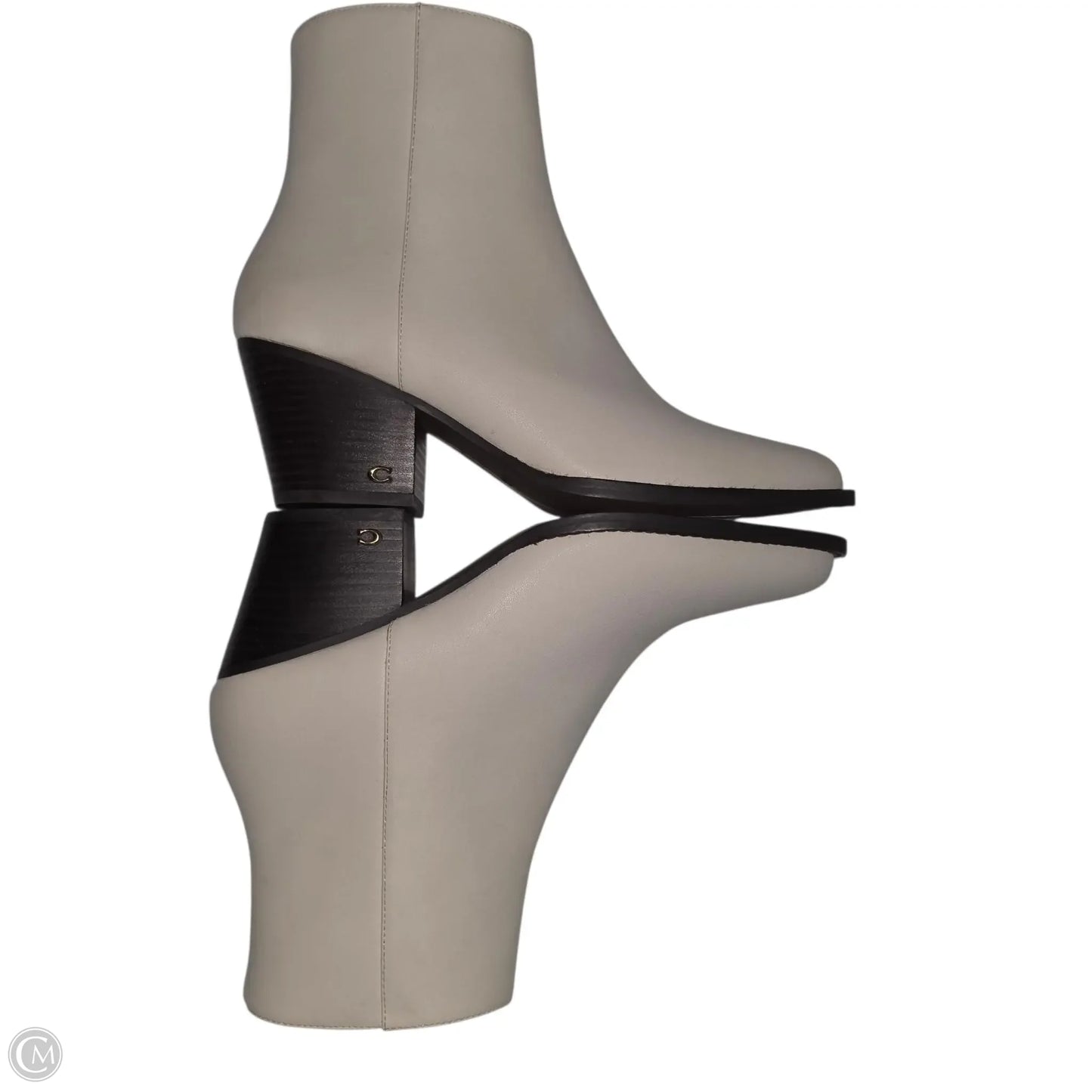 Boots Designer By Coach In Cream, Size: 11