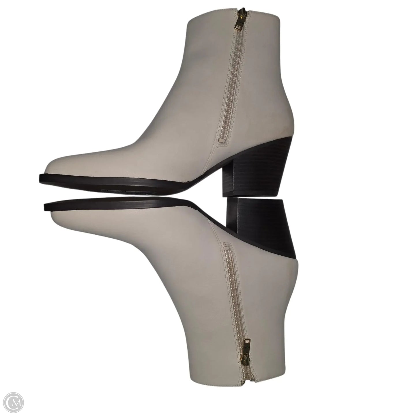 Boots Designer By Coach In Cream, Size: 11