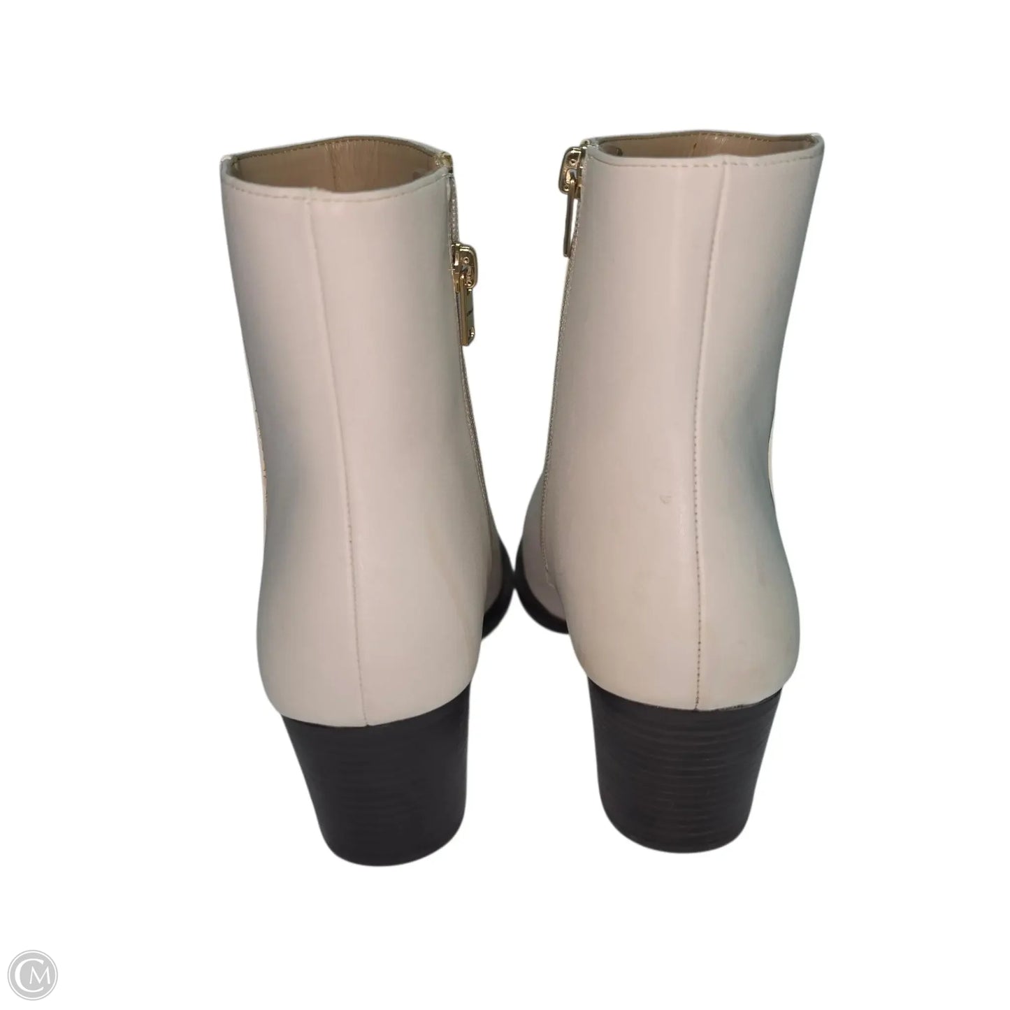Boots Designer By Coach In Cream, Size: 11
