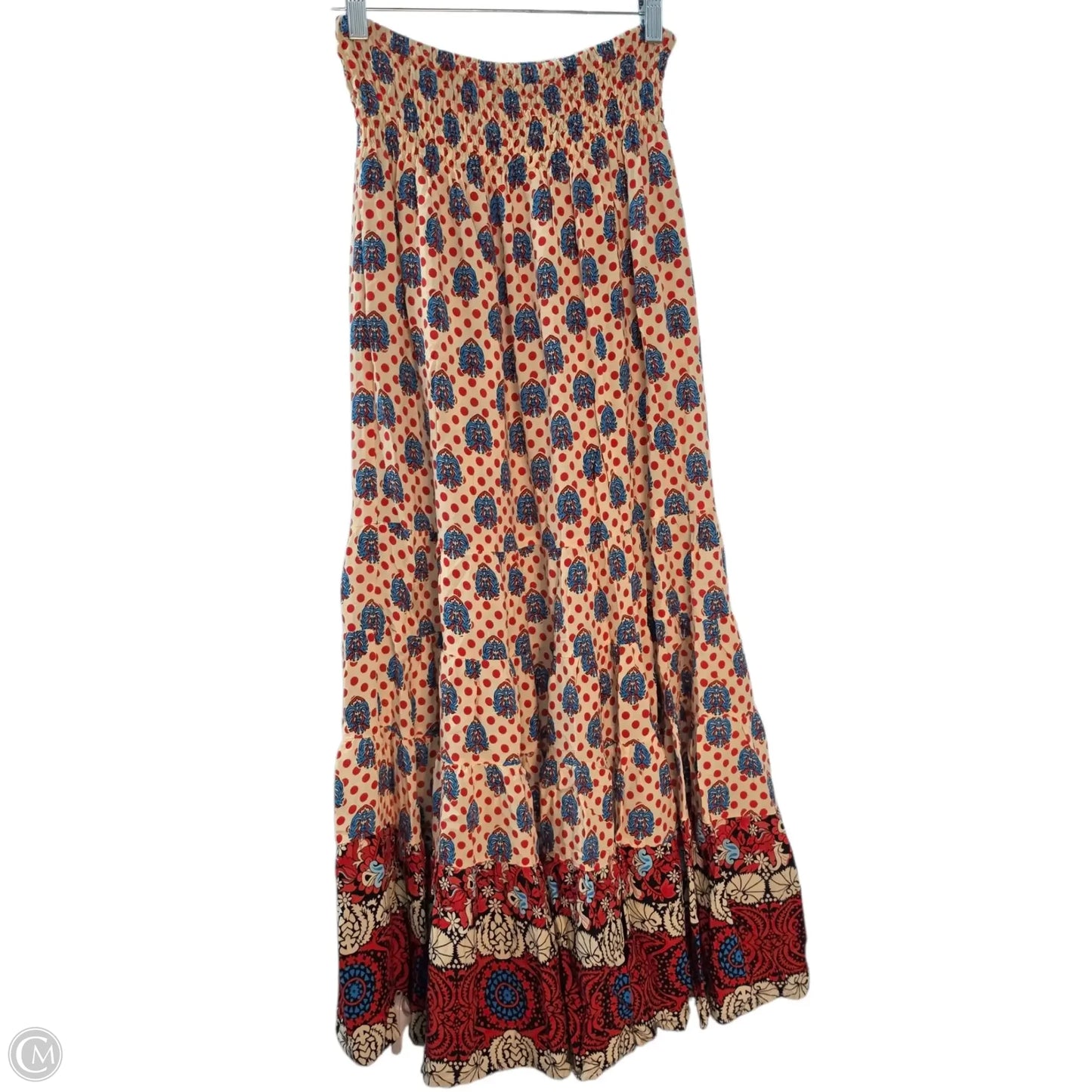 Skirt Maxi By Clothes Mentor In Polkadot Pattern, Size: S