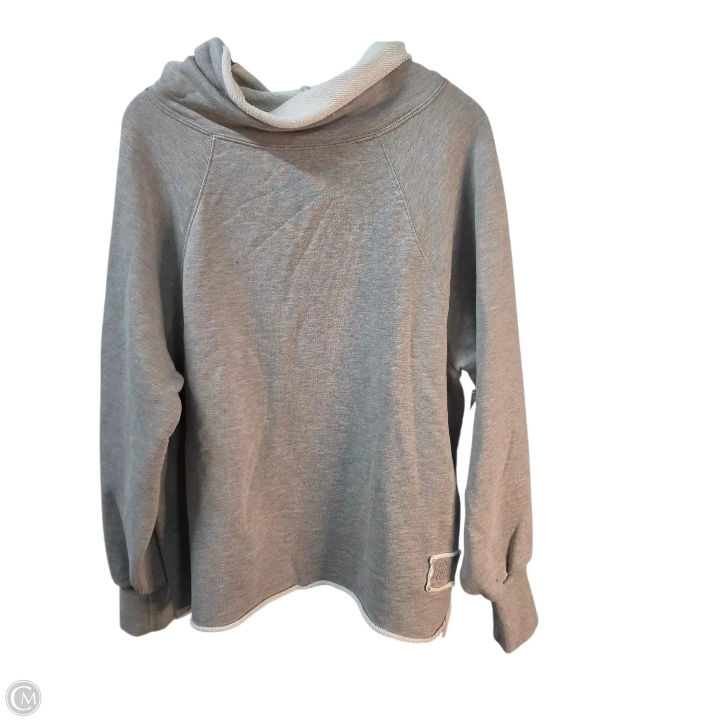 Sweatshirt Crewneck By Free People In Grey, Size: M