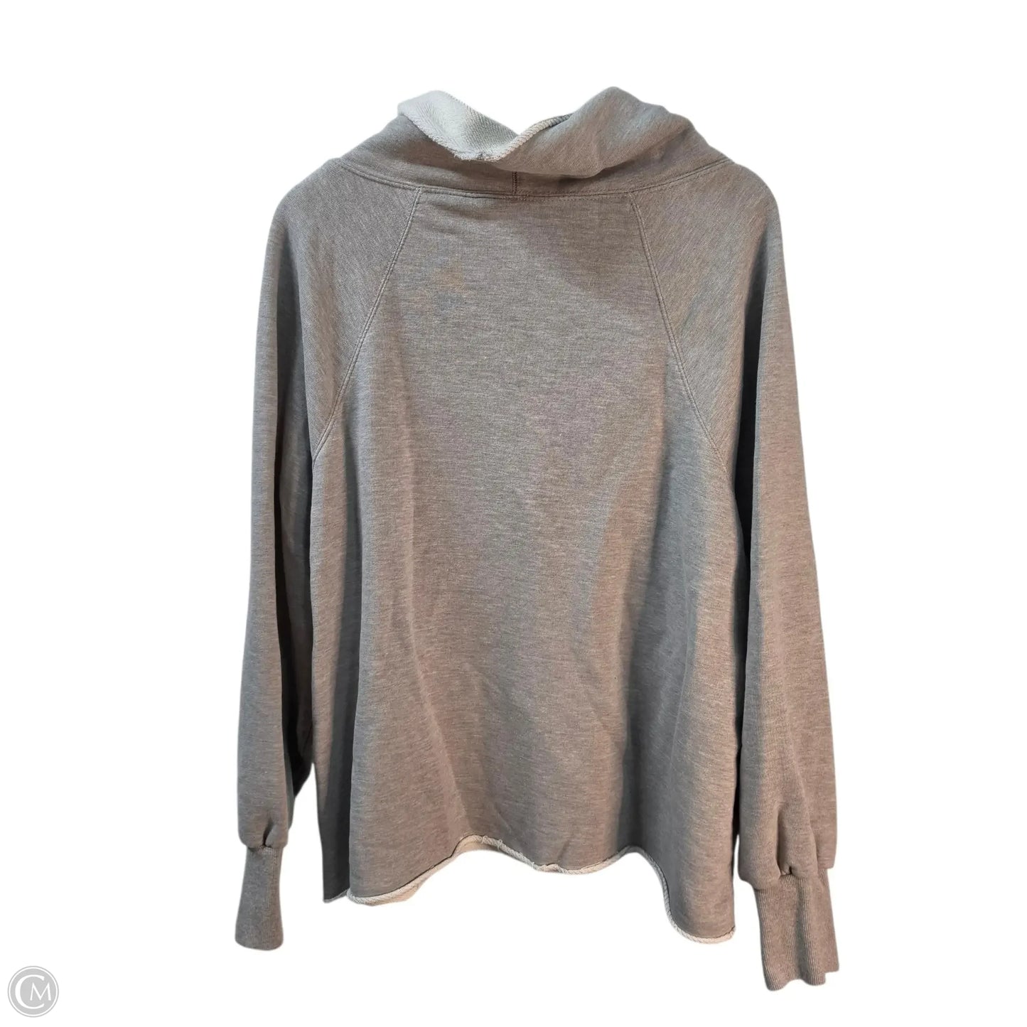 Sweatshirt Crewneck By Free People In Grey, Size: M
