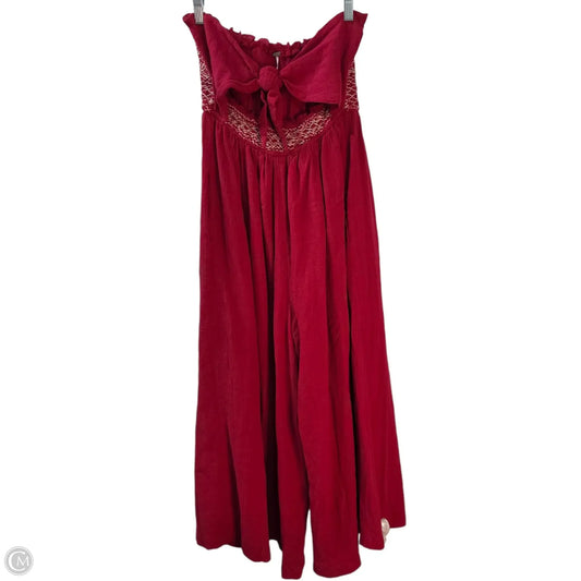 Jumpsuit By Free People In Red, Size: S