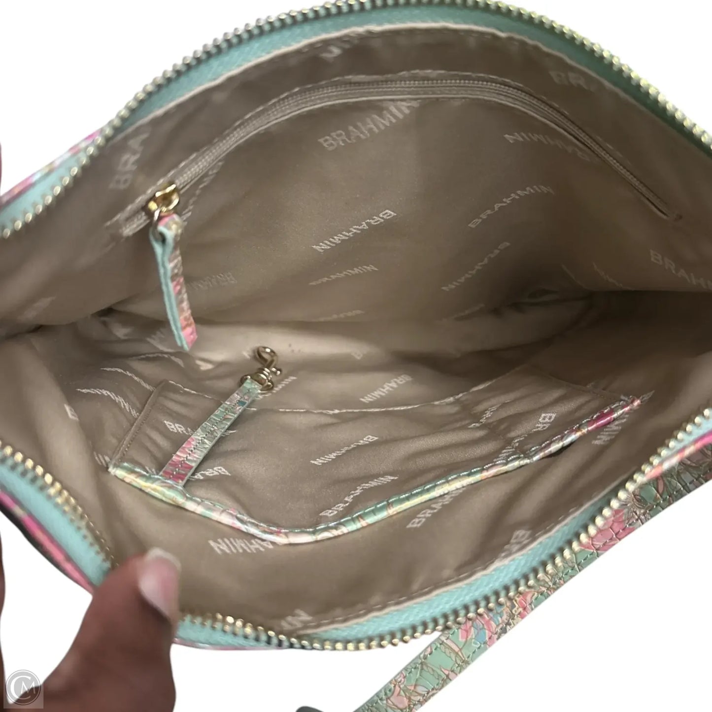 Handbag Designer By Brahmin, Size: Medium