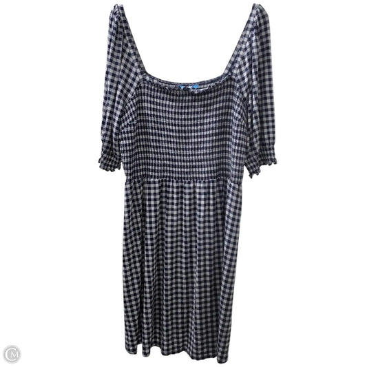 Dress Casual Midi By Draper James In Checkered Pattern, Size: 3x