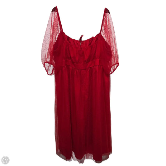 Dress Casual Maxi By Eloquii In Red, Size: 22