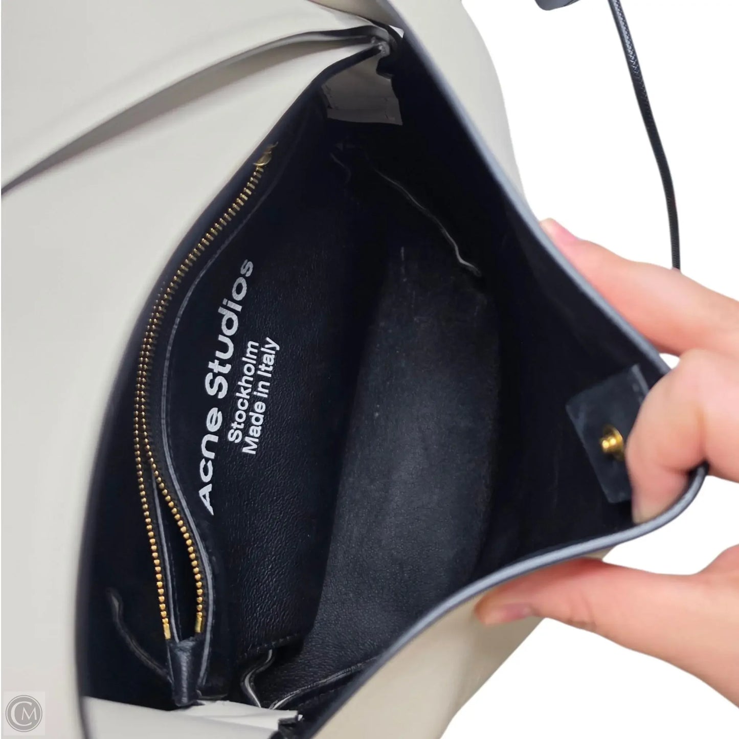 Handbag Leather By Cma, Size: Small