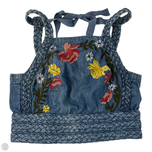 Top Sleeveless By Pilcro In Blue, Size: M