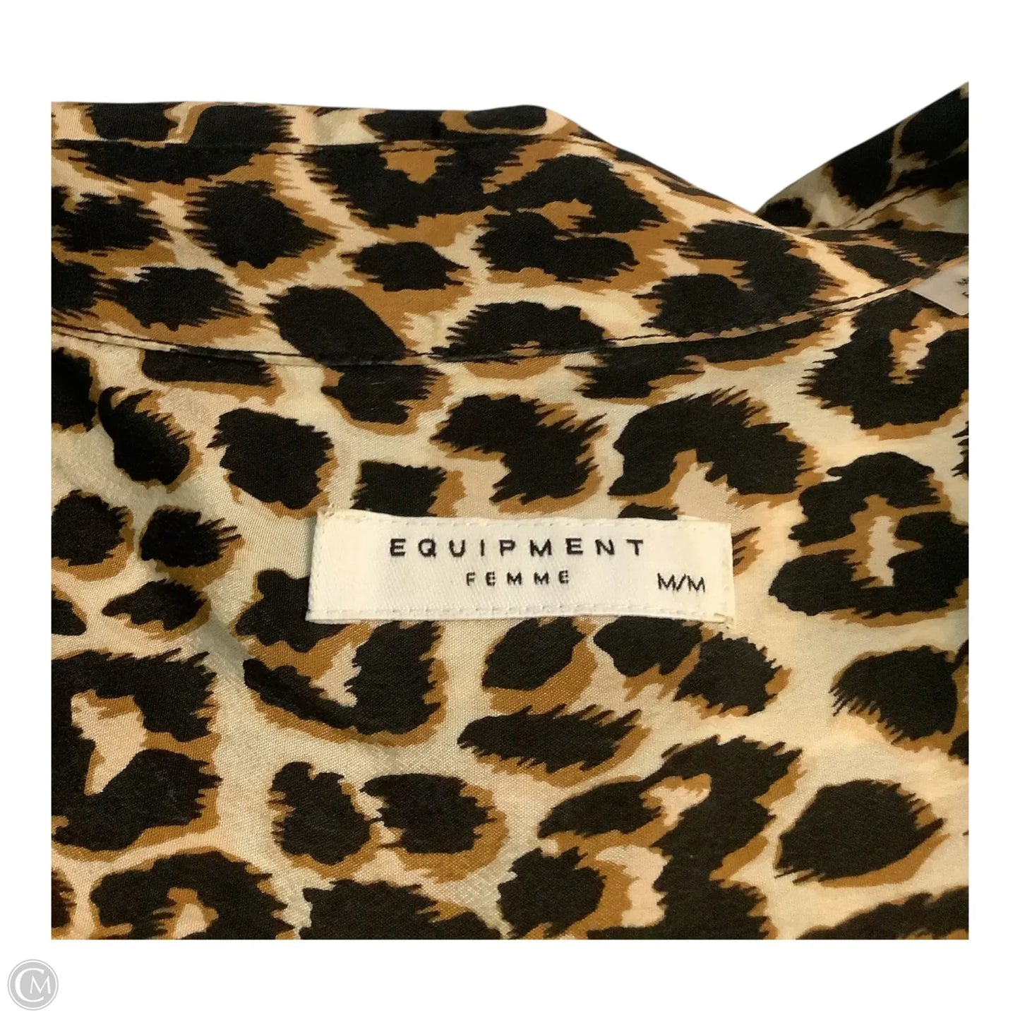 Top Sleeveless Basic By Equipment In Animal Print, Size: M
