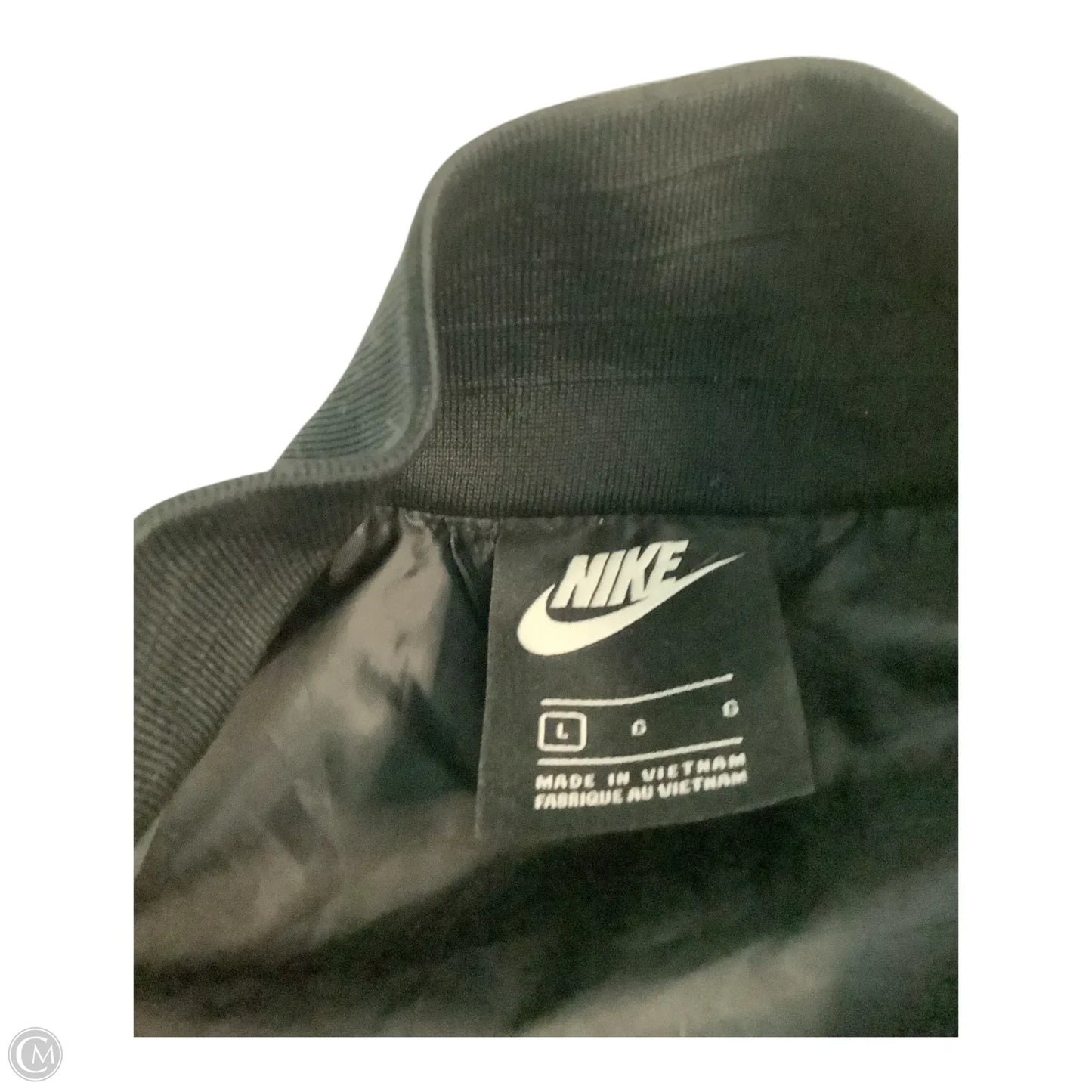 Jacket Other By Nike Apparel In Black & Gold, Size: L
