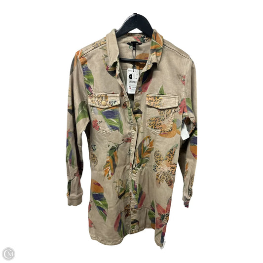 Jacket Denim By Desigual In Multi-colored, Size: Xl