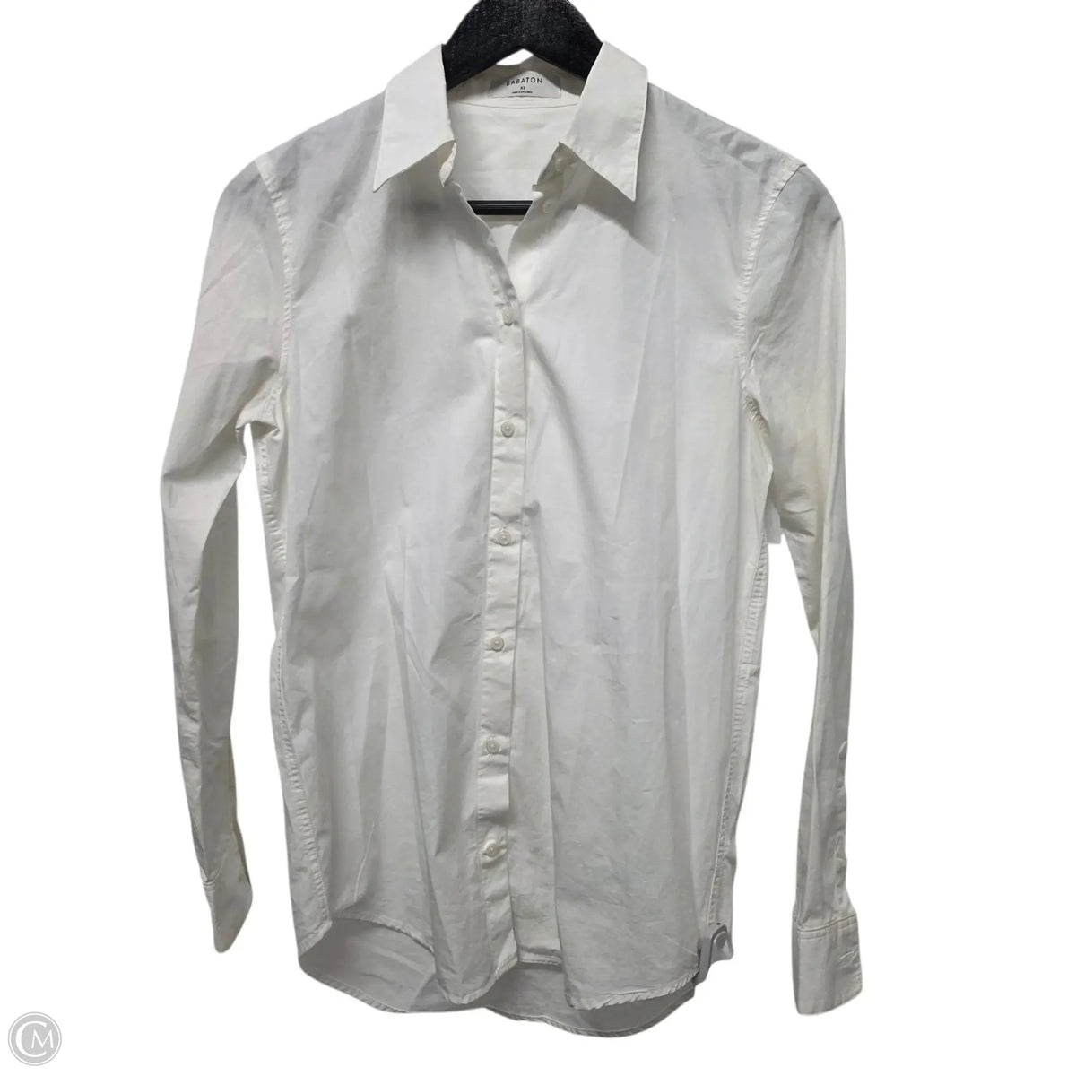 Top Long Sleeve Basic By Babaton In White, Size: Xs