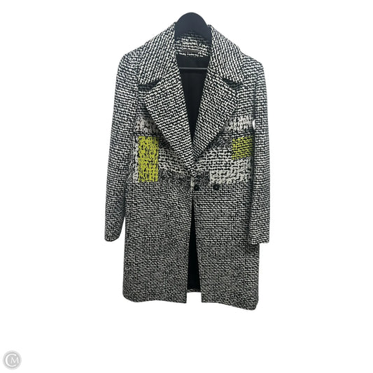 Jacket Designer By Diane Von Furstenberg In Black & Grey, Size: 8