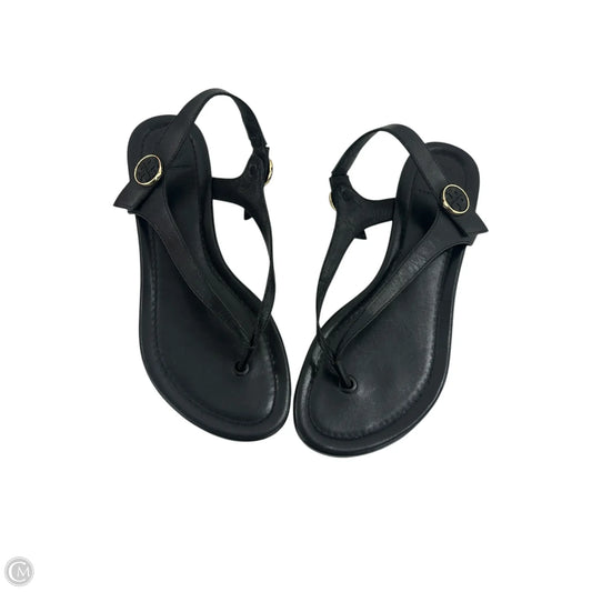 Sandals Flats By Tory Burch In Black, Size: 6.5