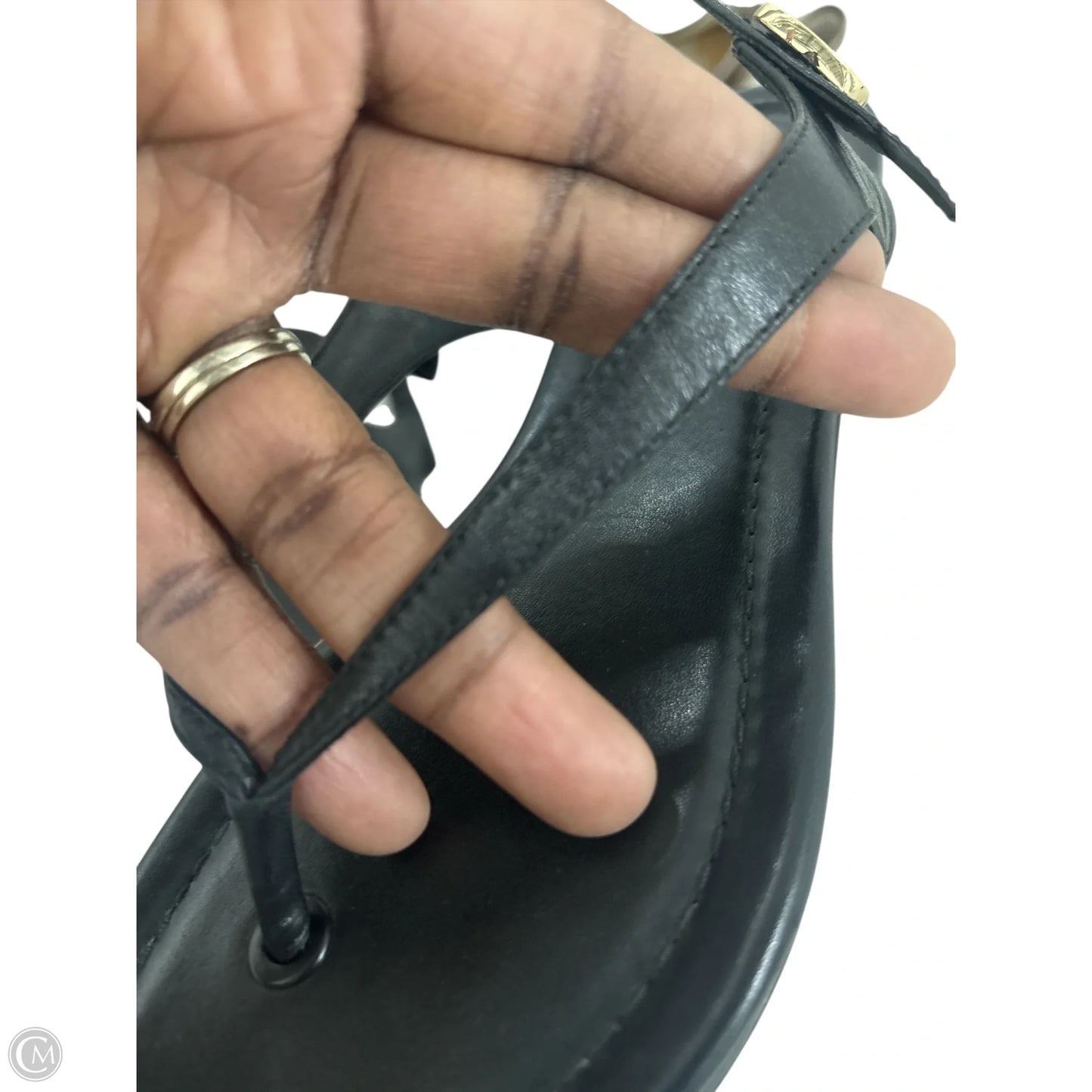 Sandals Flats By Tory Burch In Black, Size: 6.5