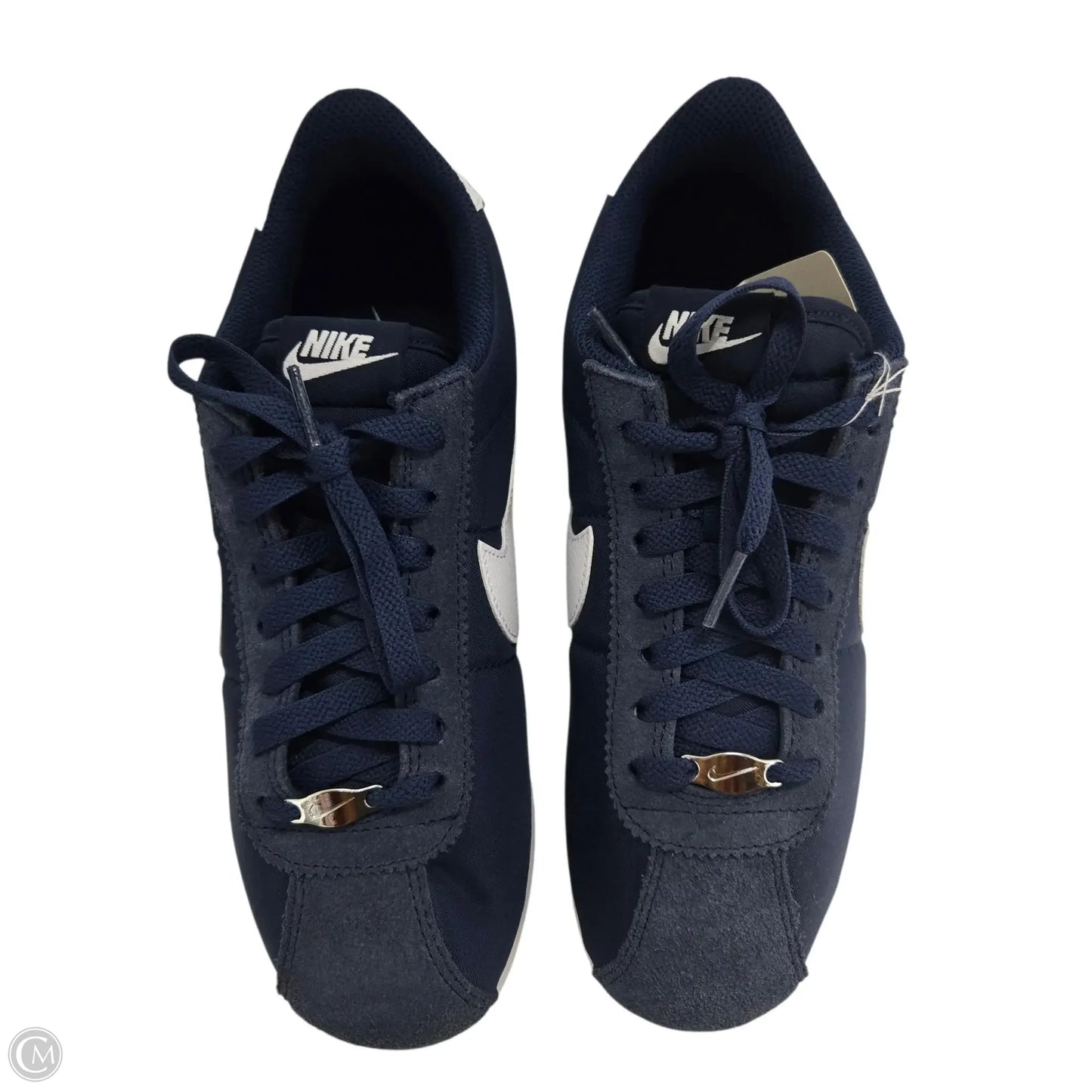 Shoes Sneakers By Nike In Blue & White, Size: 8.5