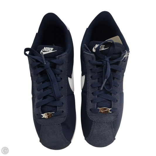 Shoes Sneakers By Nike In Blue & White, Size: 8.5