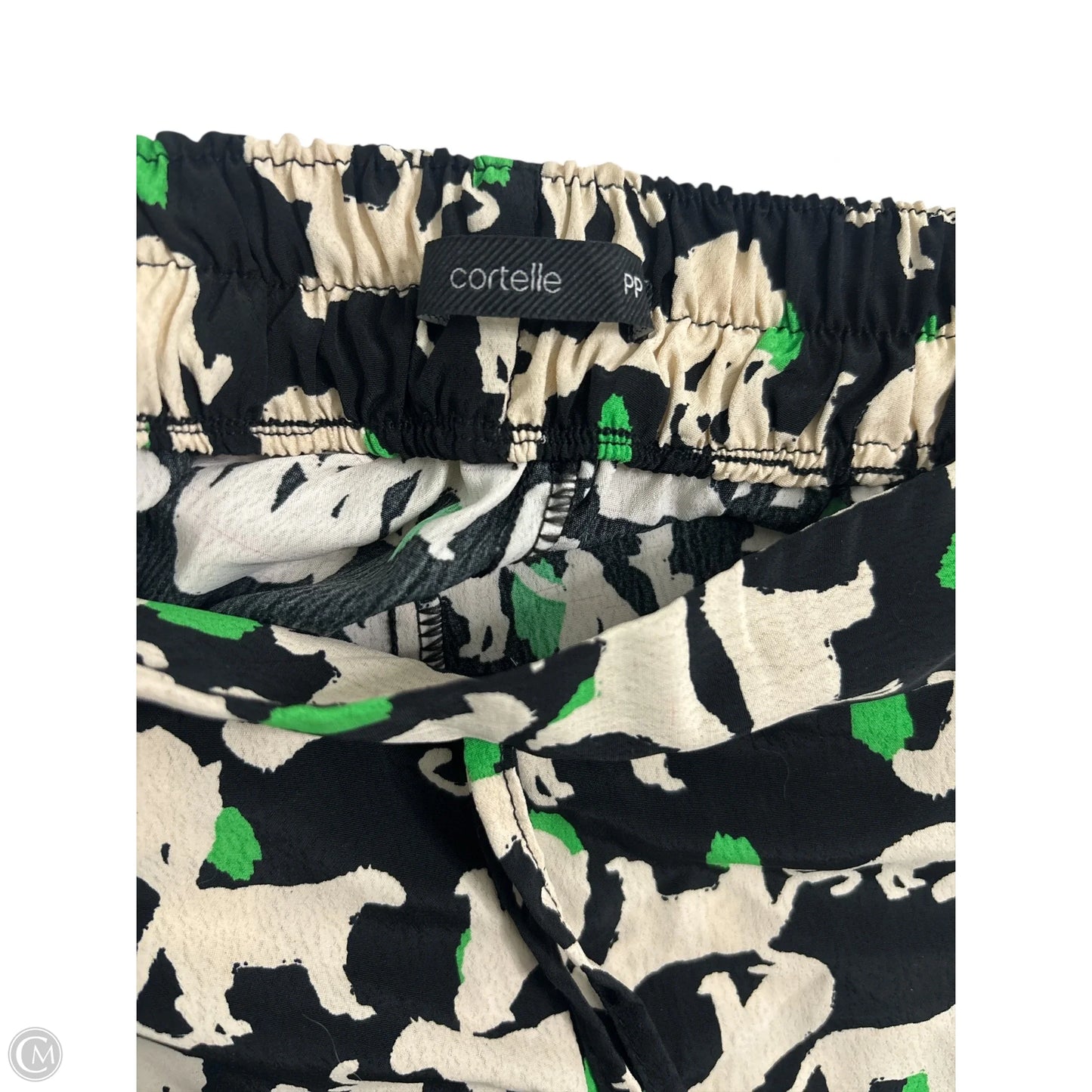 Pants Wide Leg By Clothes Mentor In Black & Cream, Size: Xs