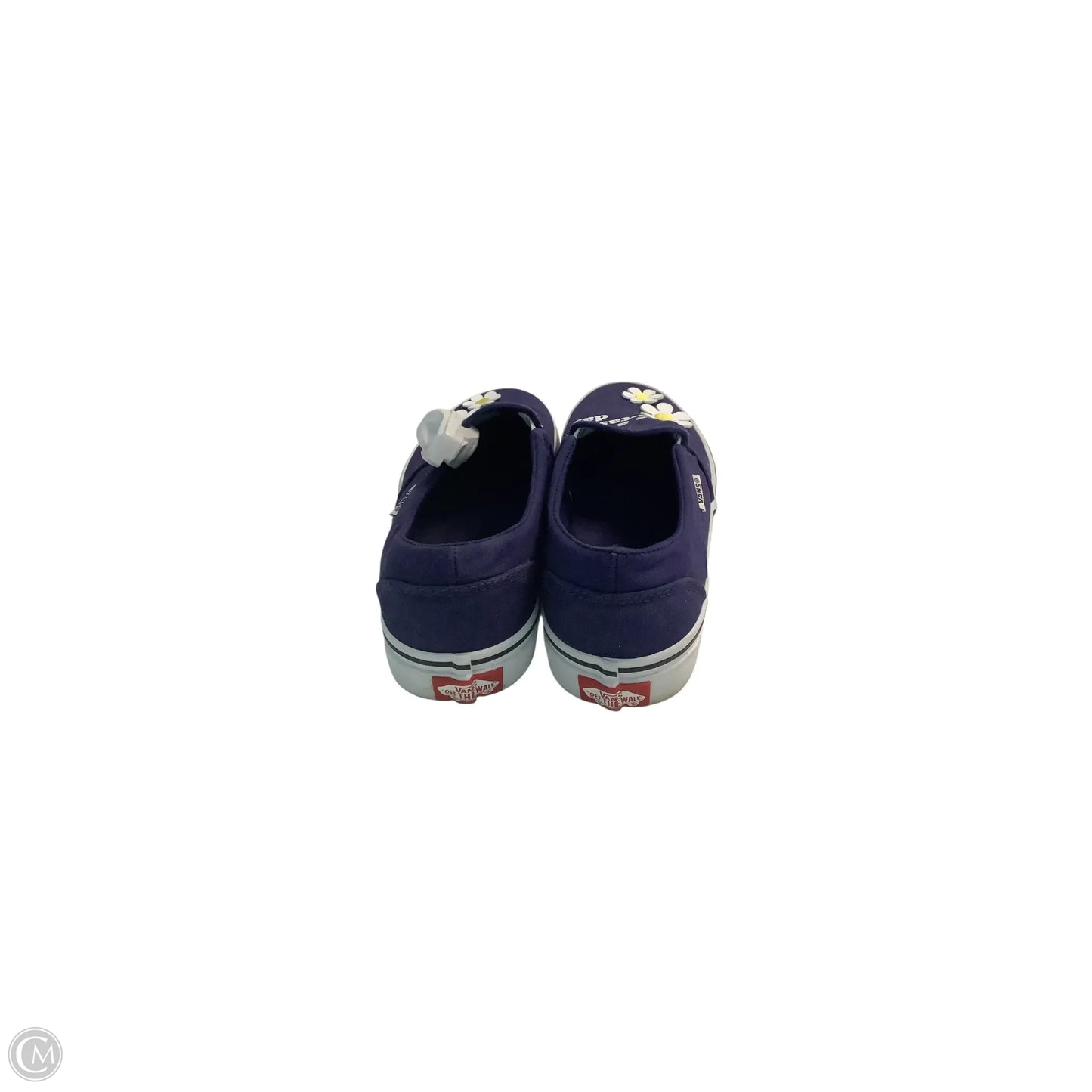 Shoes Flats By Vans In Navy, Size: 9
