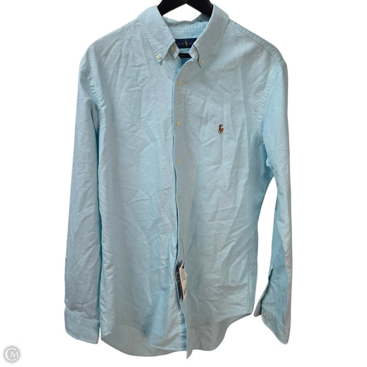 Top Long Sleeve By Ralph Lauren In Blue, Size: L