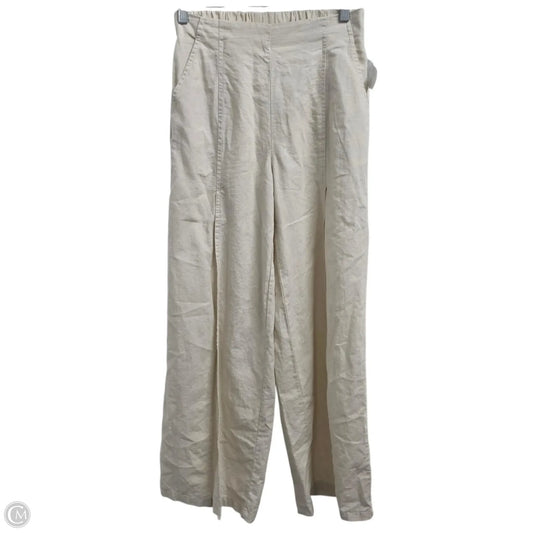 Pants Linen By Happily Grey In Cream, Size: S