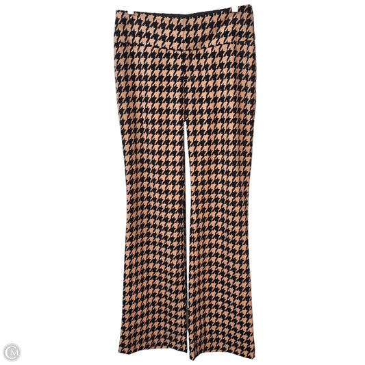 Pants Designer By Alice + Olivia In Black & Tan, Size: M