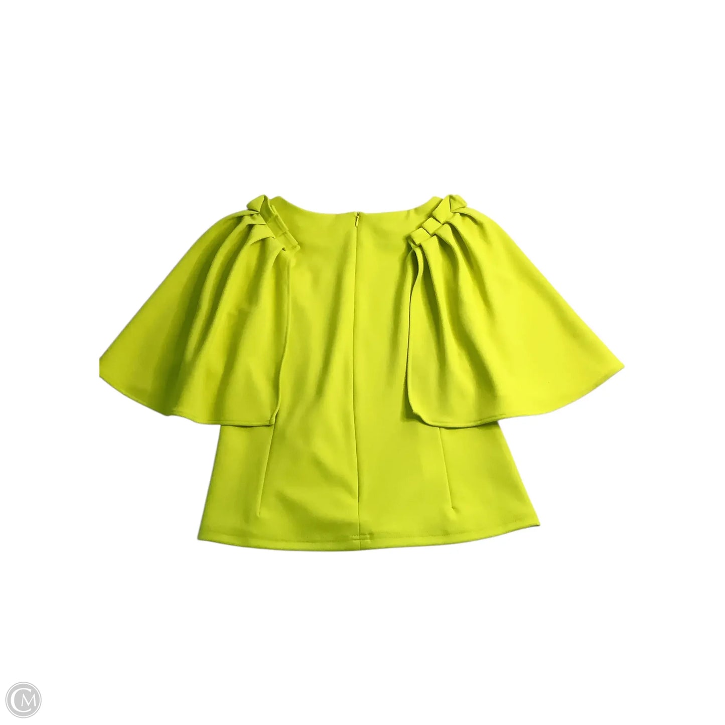 Top Short Sleeve By Gracia In Yellow, Size: S