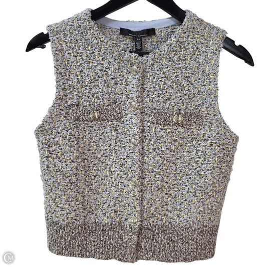 Vest Other By White House Black Market In Blue & Gold, Size: Xs
