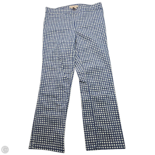 Pants Designer By Tory Burch In Blue & White, Size: 4