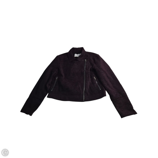 Jacket Moto By Cupcakes And Cashmere In Purple, Size: L