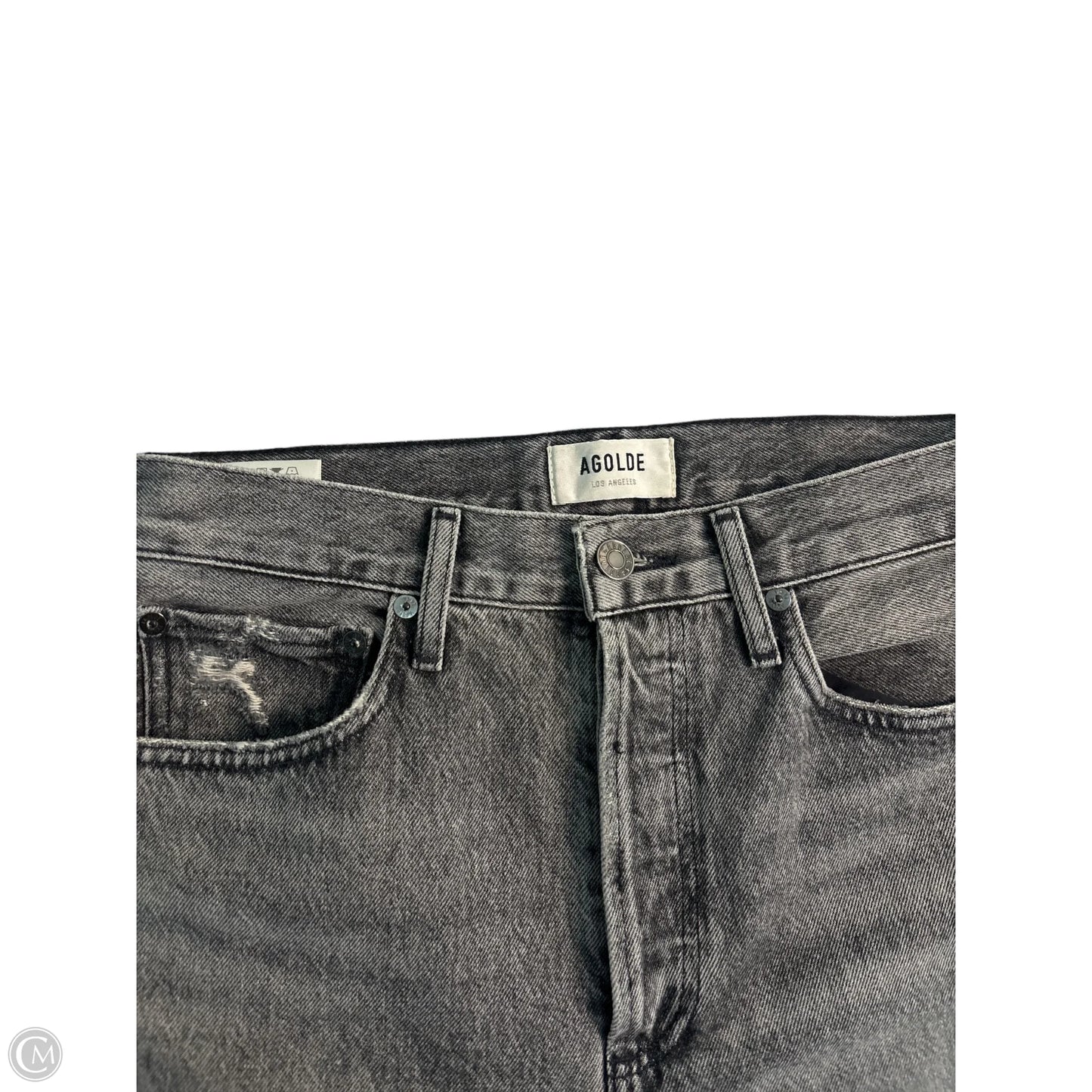 Jeans Boyfriend By Agolde In Grey, Size: 2