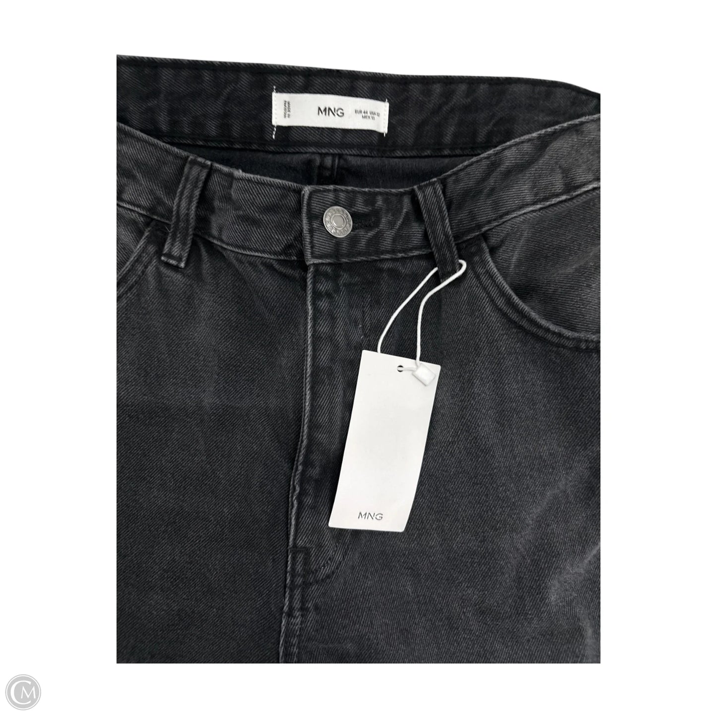 Jeans Wide Leg By Mng In Grey, Size: 12